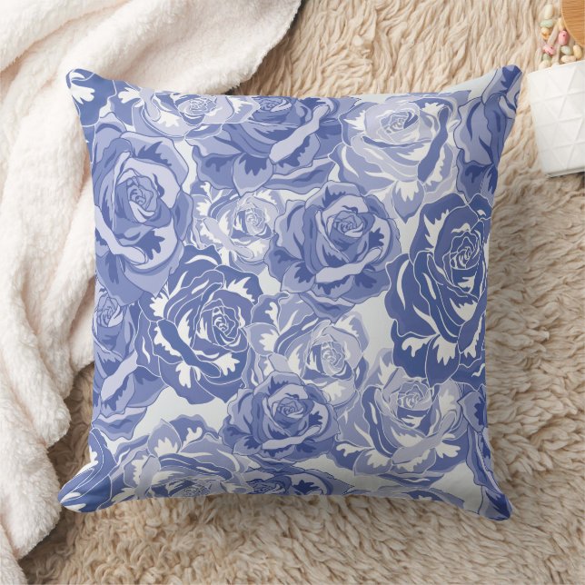 Coussin Magnifique conception florale botanique (Couverture)