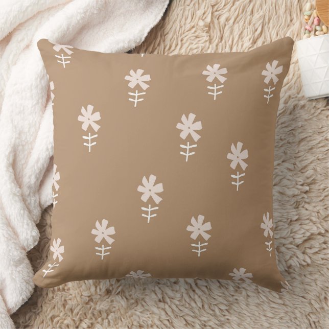 Coussin Magnifique conception florale botanique (Couverture)