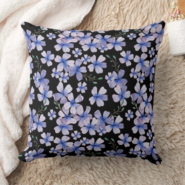 Coussin Magnifique conception florale botanique (Couverture)