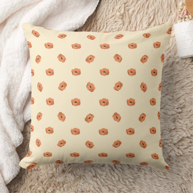 Coussin Magnifique conception florale botanique (Couverture)