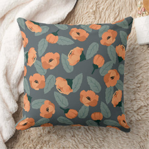 Coussin Magnifique conception florale botanique