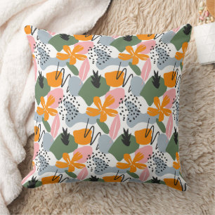 Coussin Magnifique conception florale botanique