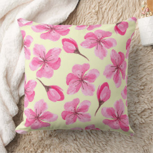 Coussin Magnifique conception florale botanique