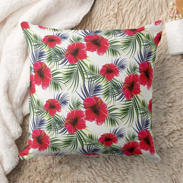 Coussin Magnifique conception florale botanique (Couverture)