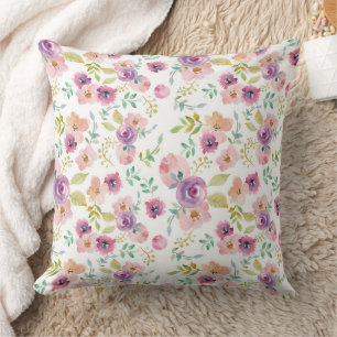 Coussin Magnifique conception florale botanique