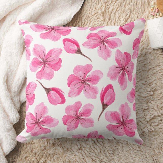 Coussin Magnifique conception florale botanique (Couverture)