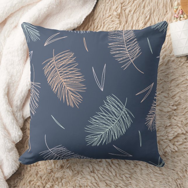 Coussin Magnifique conception florale botanique (Couverture)