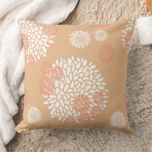 Coussin Magnifique conception florale botanique