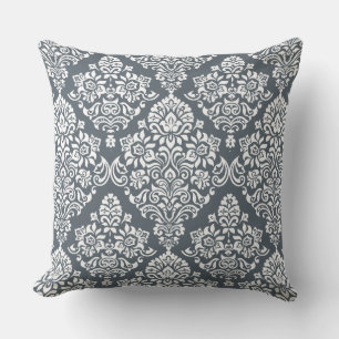 Coussin Magnifique et élégant motif damassé royal