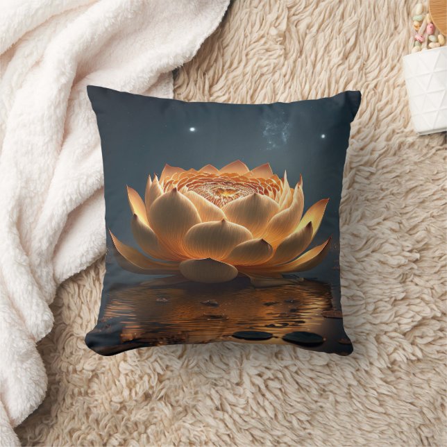 Coussin Magnifique Lotus élégant, Zen (Couverture)