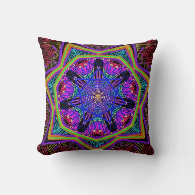 Coussin Magnifique Mandala - motif complet (Recto)
