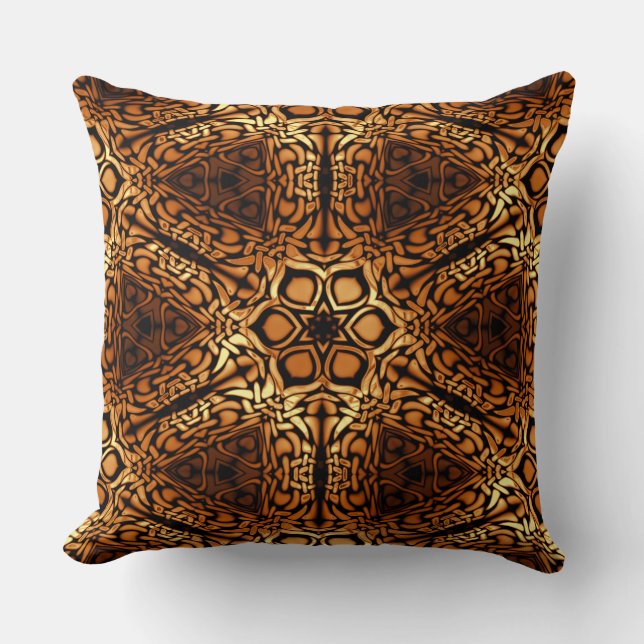 Coussin Magnifique Motif marocain orné (Recto)