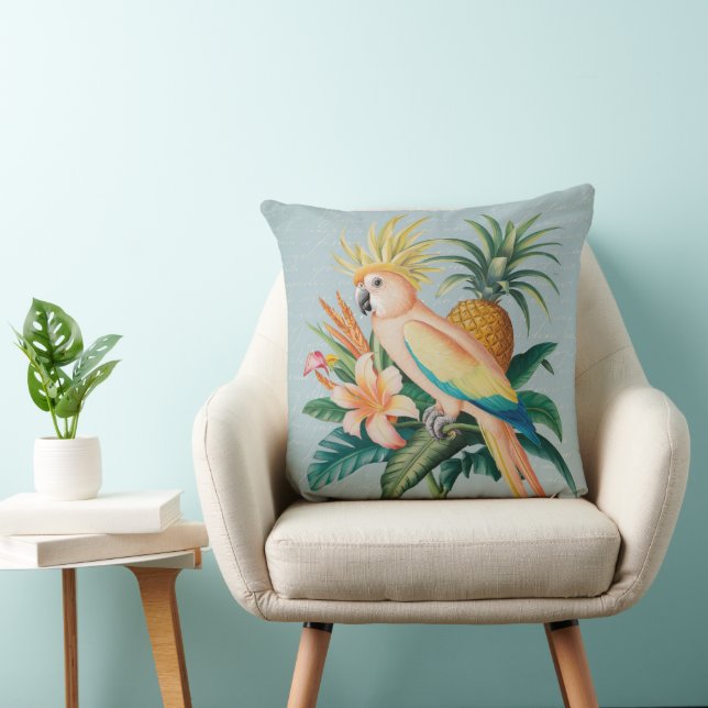 Coussin Magnifique Tropical thème design Belle (Chaise)
