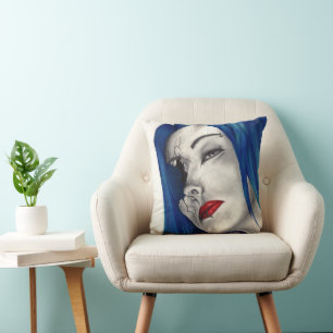 Coussin Magnifiquement Broken Imaginaire Goth Horror Surre