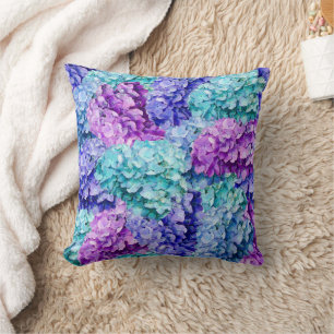 Coussin Magnifiques fleurs d'hydrangée