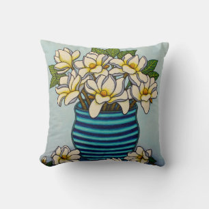Coussin Magnolia Grandiflora Jetez l'oreiller par Lisa Lor