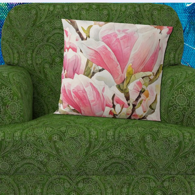 Coussin Magnolia Magnificence (Créateur téléchargé)