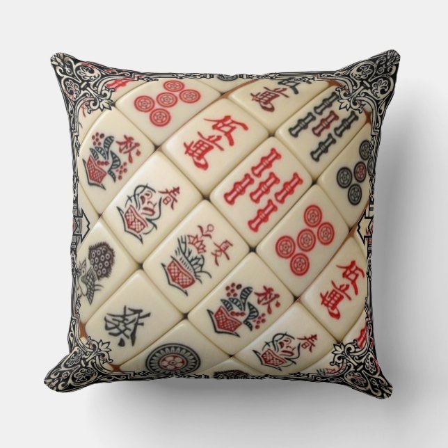 Coussin Mahjong (Recto)