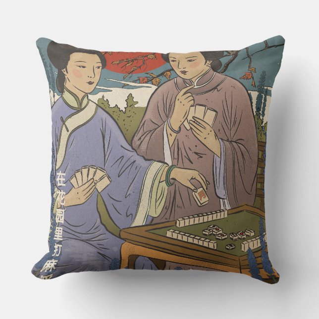 Coussin Mahjong (Recto)