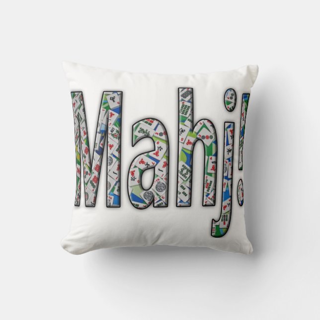 Coussin Mahjong - Mahj! (Recto)
