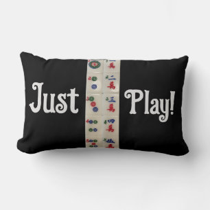 Coussin Mahjong tuiles Jouer
