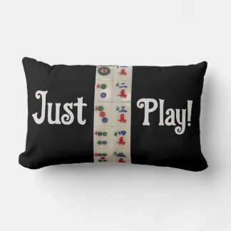 Coussin Mahjong tuiles Jouer