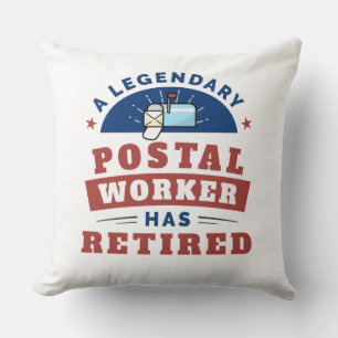 Coussin Mailman Retraite Pensionneur Travailleur postal