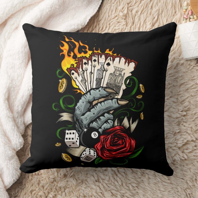 Coussin Main Des Cartes (Couverture)