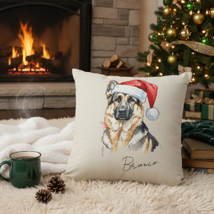 Coussin Main dessinée sur mesure Noël Berger Allemand Chie