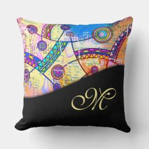 Coussin Main tirée par EDDArt - Échelle de rêve 1