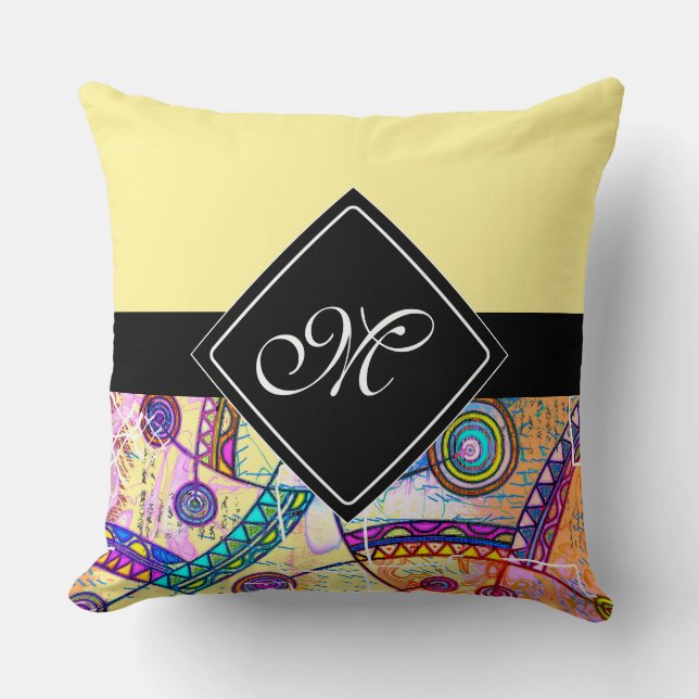 Coussin Main tirée par EDDArt - Échelle de rêve 1 (Recto)