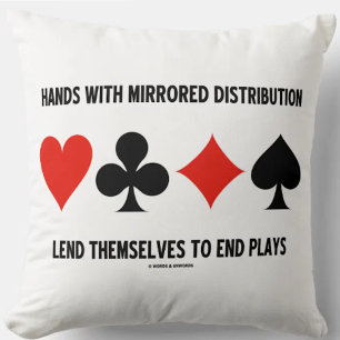 Coussin Mains Avec Distribution En Miroir Prêter À La Fin