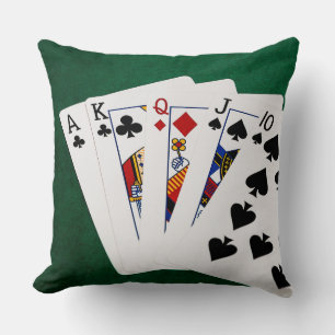 Coussin Mains De Poker - Droite - Ace À Dix