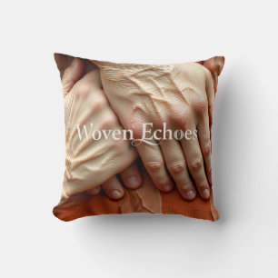 Coussin Mains Échos Tissés