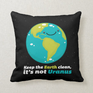 Coussin Maintenez la terre propre
