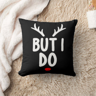 Coussin Mais je fais des tenues de Noël assorties pour la 