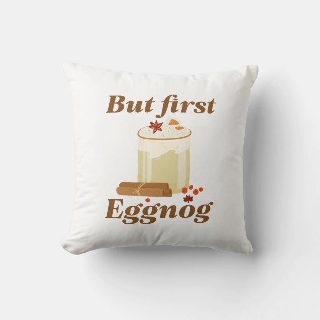 Coussin Mais le premier est en marche (Recto)