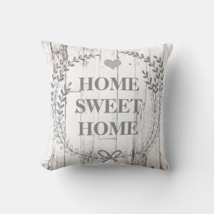 Coussin Maison Blanche Rustique Ferme Maison Douce Maison