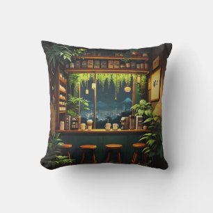 Coussin Maison de café de Tokyo 