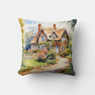 Coussin Maison de campagne anglaise