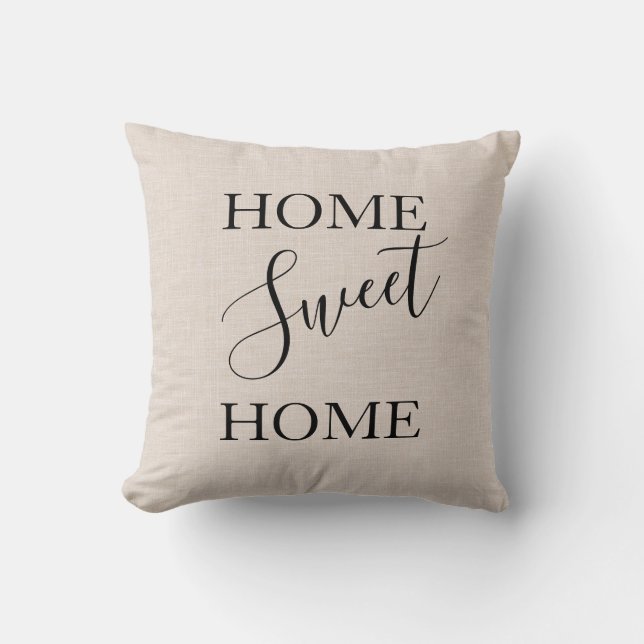 Coussin Maison de ferme Maison douce maison faux albâtre l (Recto)