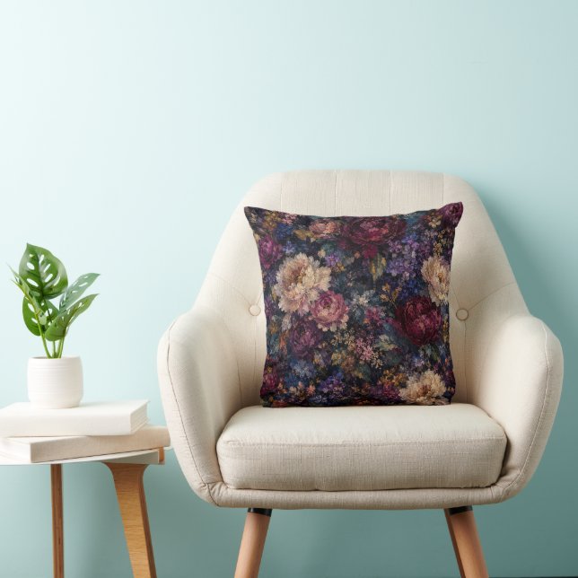 Coussin Maison de jardin floral impressionniste gothique l (Chaise)