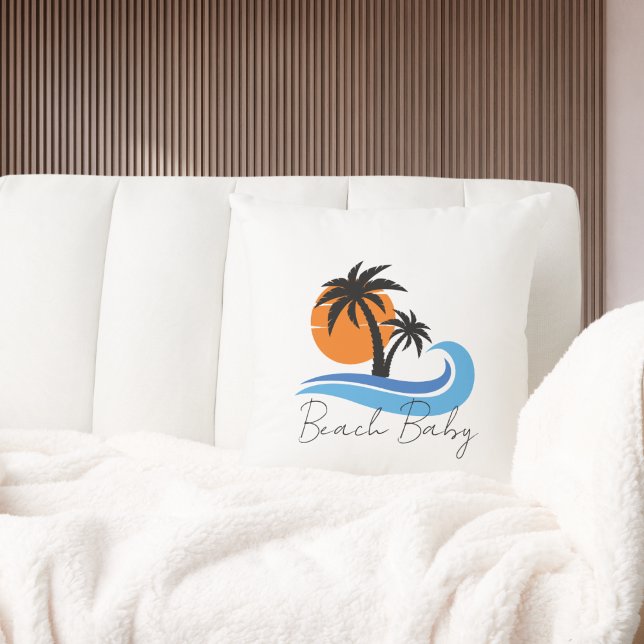 Coussin Maison de plage moderne navigation de plaisance ét (Créateur téléchargé)