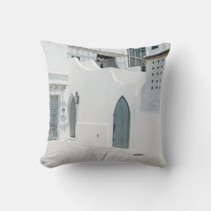 Coussin Maison en béton blanc