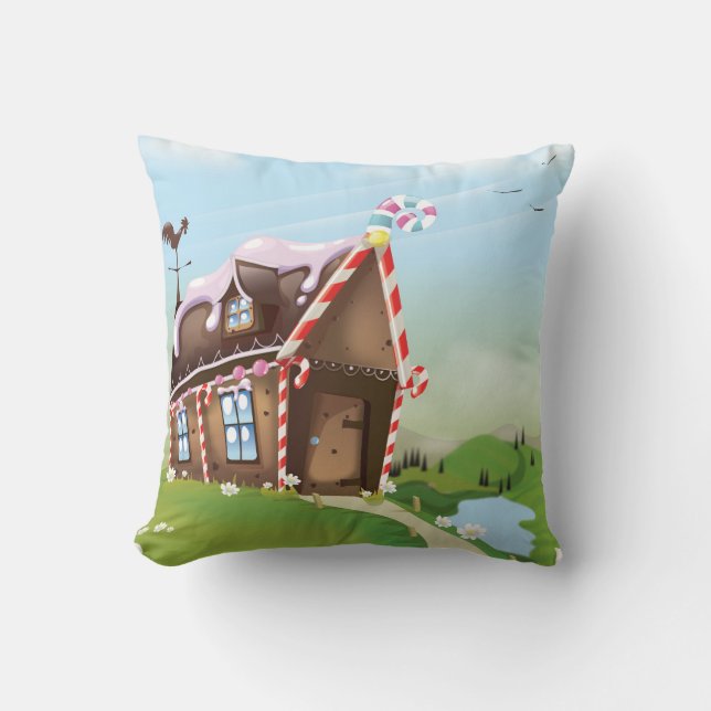 Coussin Maison en pain d'épices (Recto)
