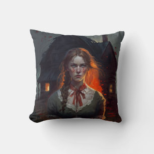 Coussin maison hantée