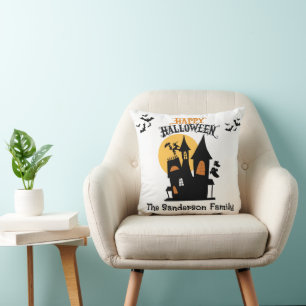 Coussin Maison hantée d'Halloween