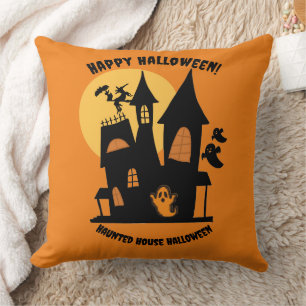 Coussin Maison Hantée Halloween 