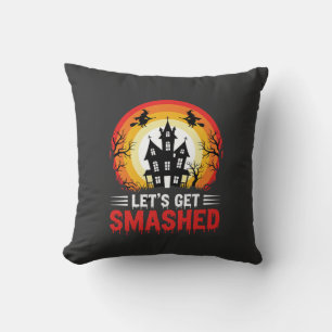 Coussin Maison hantée Halloween détruisons