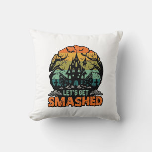 Coussin Maison Hantée Halloween Faisons Nous Éclater Couch